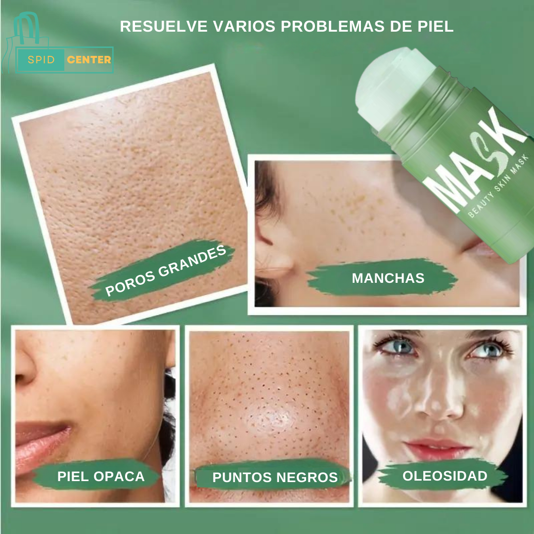 CLEAR MASK ™️ - Mascarilla en Barra de Té Verde