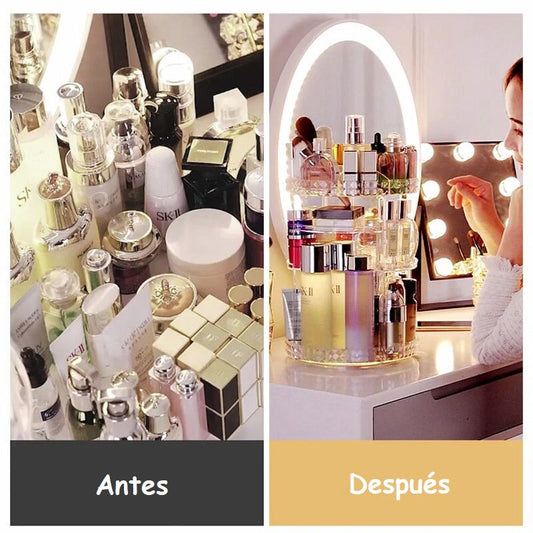 Organizador de maquillaje 360