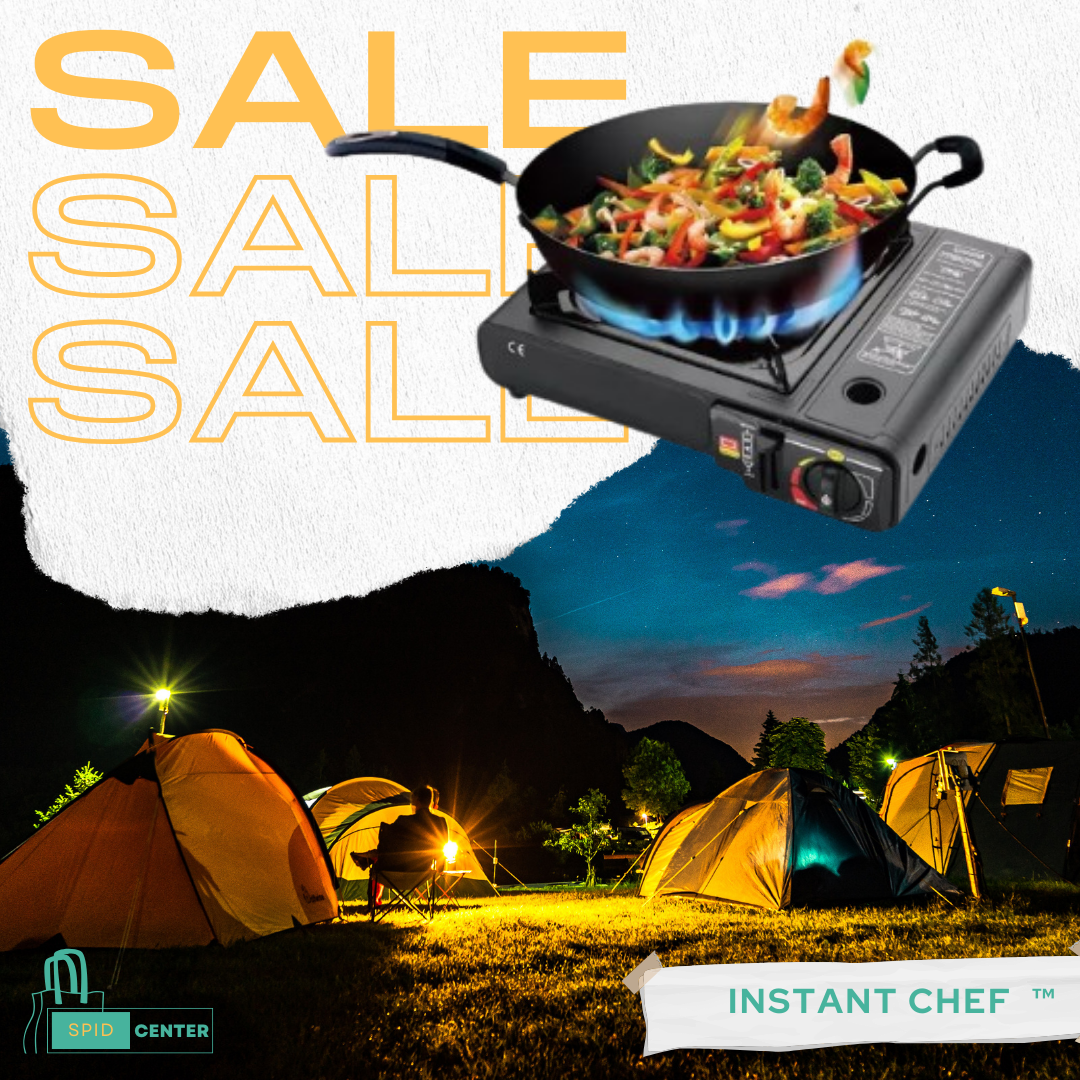 INSTANT CHEF™ - Encimera Cocina Estufa Portátil CAMPING