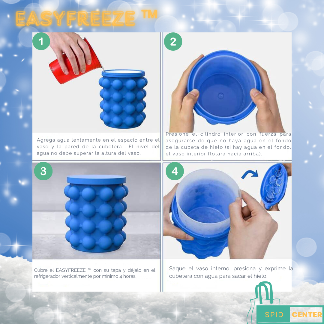 EASYFREEZE ™- Cubetera Hielo